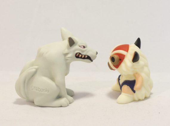 Prinsessan Mononoke plastfigurer (2 st) - Bild 4