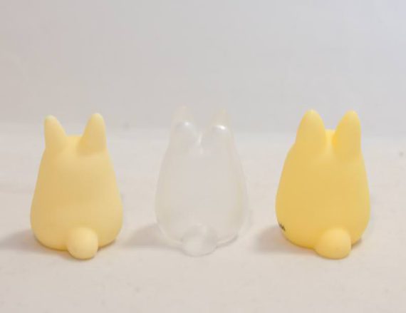 MINI-TOTORO PLASTFIGURER (3 ST) - Bild 3