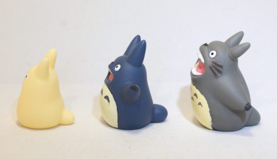 TOTORO – VRÅL – PLASTFIGURER (3 ST) - Bild 3