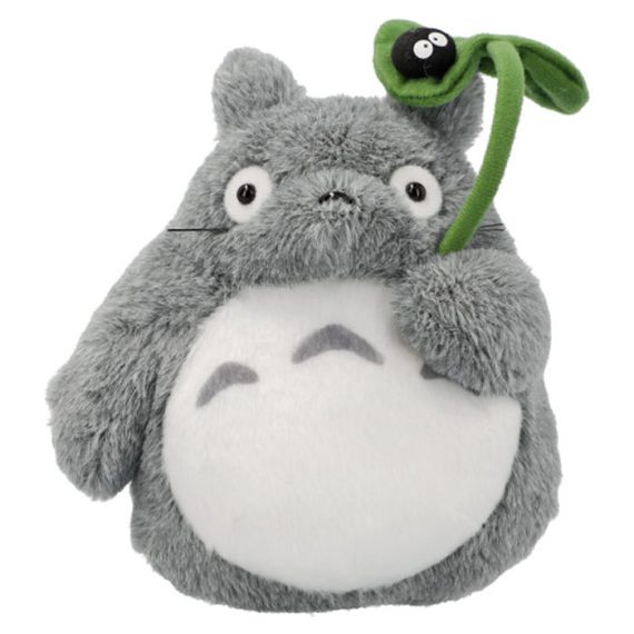 Totoro med löv och Makkuro kurosuke mjukis - Bild 1
