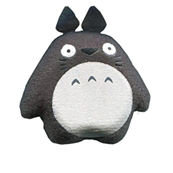 Mjuk Totoro mörkgrå magnet
