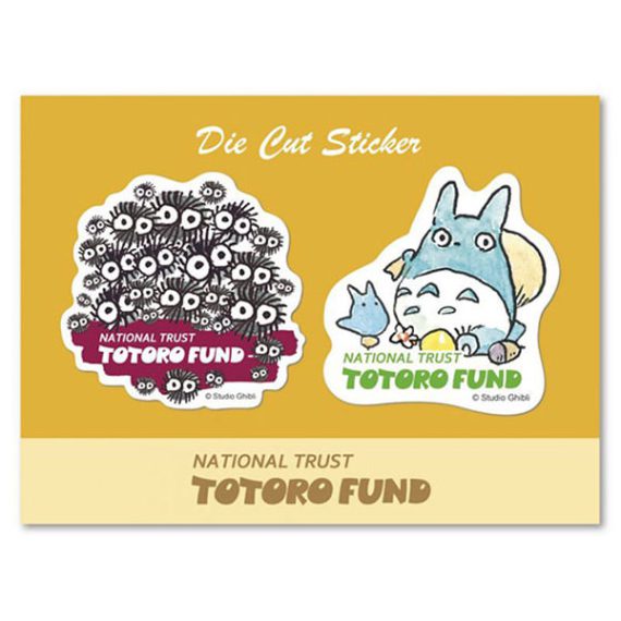 Totoro klistermärke – gul
