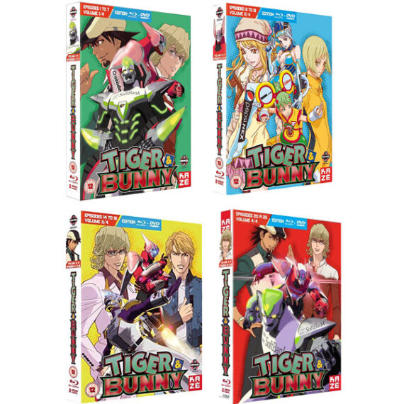Tiger & Bunny : Part 1-4 (DVD & Blu-ray) - Bild 1