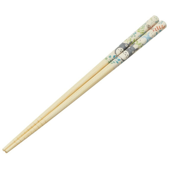 Totoro ätpinnar – Blå och gröna löv (21 cm)